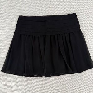 Express Black A-Line Skirt